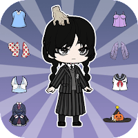 YOYO Doll girl dress up games MOD APK 4.5.6 (Money Unlocked Skins No ADS) Android icon