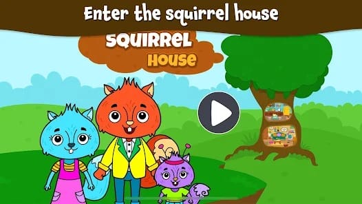 Animal Town My Squirrel Home MOD APK 3 (Unlocked Full Paid) Android