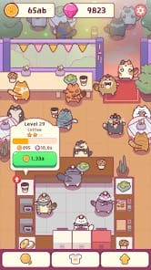 Cat Snack Bar MOD APK 1.0.89 (Unlimited Gems Cooking No CD) Android
