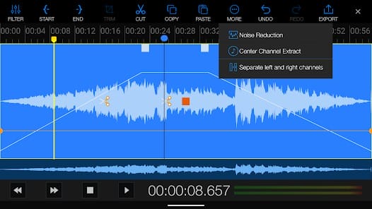EZAudioCut-MT audio editor MOD APK 1.8.9 (Premium Unlocked) Android