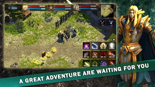 Fantasy Heroes Epic Raid RPG MOD APK 0.33 (Unlimited Gold God Mode) Android