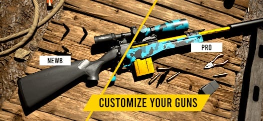 GUNSIM 3D FPS Shooting Guns MOD APK 0.8.104 (Unlimited Money) Android