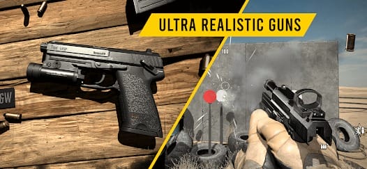 GUNSIM 3D FPS Shooting Guns MOD APK 0.8.104 (Unlimited Money) Android