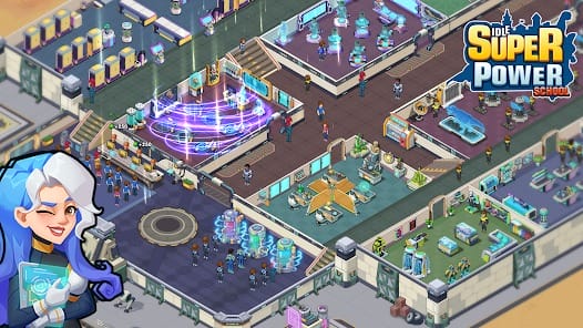 Idle Superpower School MOD APK 2.1.4 (Free Rewards) Android