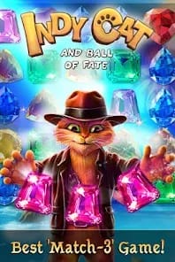 Indy Cat Match 3 Adventure MOD APK 1.95 (Unlimited Bows) Android