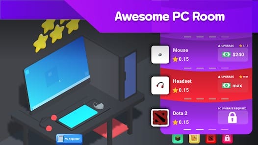 Internet Cafe Creator Idle MOD APK 2.5.5 (Unlimited Money Diamonds) Android