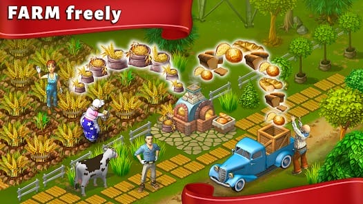 Janes Farm Farming games MOD APK 9.15.5 (Unlimited Money) Android