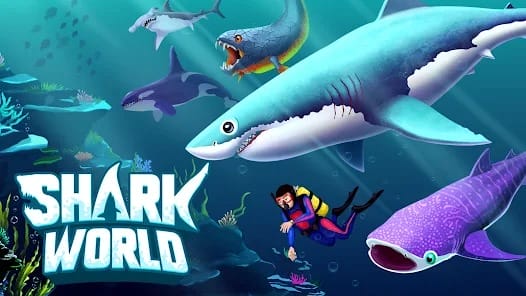 Shark World MOD APK 13.78 (Unlimited Money) Android