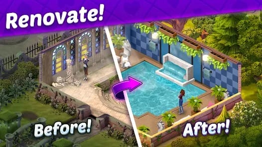 Solitaire Story Ava's Manor MOD APK 42.1.0 (Free Shopping) Android