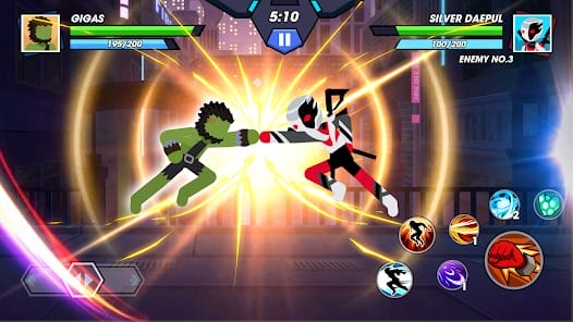 Stickman Hero Fight MOD APK 2.1.0 (Dumb Enemy) Android
