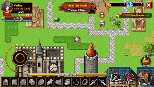 The Dark RPG MOD APK 1.9.98 (God Mode One Hit Kill) Android