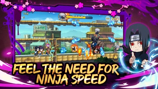 Ultimate Ninja Running MOD APK 1.0 (High Damage High Defense) Android