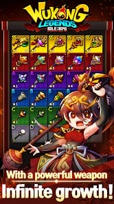 WuKong Legends Idle RPG MOD APK 1.0.49 (Damage Attack Movement Speed) Android