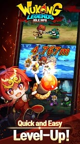 WuKong Legends Idle RPG MOD APK 1.0.49 (Damage Attack Movement Speed) Android
