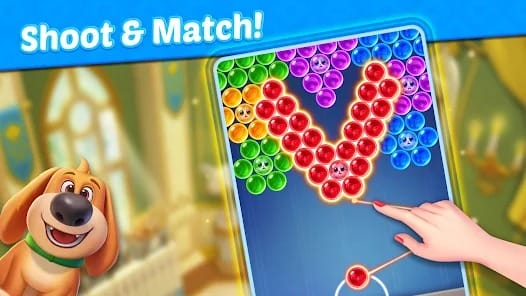 Bubble Shooter Kingdom MOD APK 1.15.0 (Unlimited Hints) Android