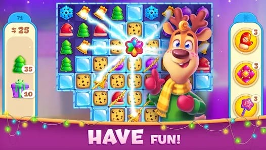 Christmas Sweeper 4 Match 3 MOD APK 3.1.0 (Free Shopping) Android