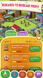 Donut Factory Tycoon Games MOD APK 1.1.7 (Unlimited Resources) Android