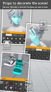 Easy Pose 3D pose making app MOD APK 1.5.44 (Unlocked All Pack) Android