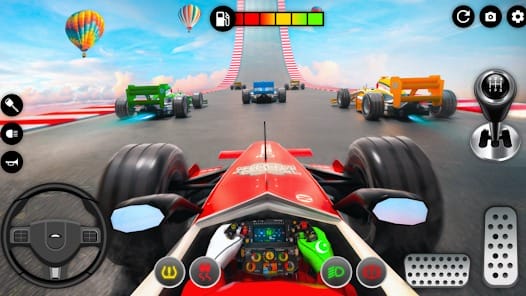 Formula Car Racing Stunts Ramp MOD APK 4.5.0 (Free Rewards) Android