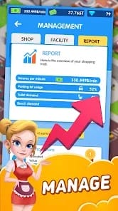 Idle Shopping Mall MOD APK 4.1.2 (Unlimited Money) Android