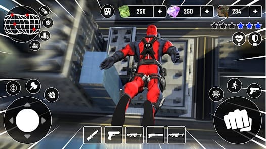 Miami Rope Hero Spider Game MOD APK 1.13.1 (Unlimited Money) Android