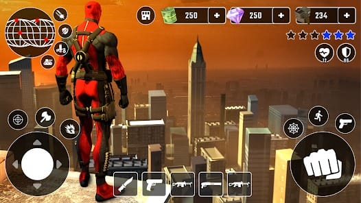 Miami Rope Hero Spider Game MOD APK 1.13.1 (Unlimited Money) Android