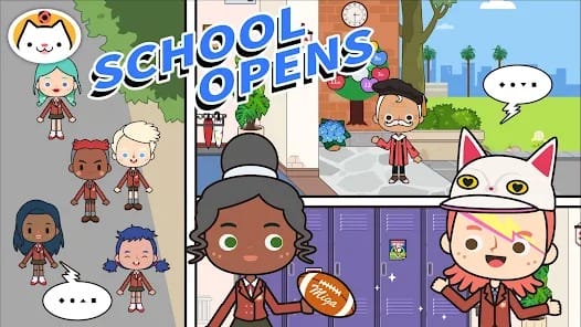 Miga Town My School MOD APK 1.5 (Unlocked All Maps) Android