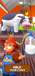 Milk Farm Tycoon MOD APK 1.2.1 (Unlimited Currency) Android