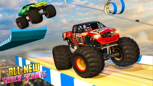 Monster Truck Stunts Car Games MOD APK 2.06 (Unlimited Money) Android