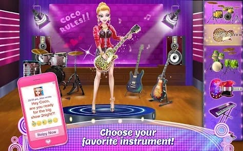 Music Idol Coco Rock Star MOD APK 1.1.7 (Unlocked All Content) Android