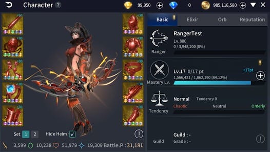Rebirth Online MOD APK 1.00.0202 (Menu Area of Effect) Android