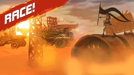 Road Warrior Nitro Car Battle MOD APK 1.6.14 (One Hit Kill God Mode) Android
