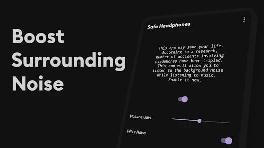 Safe Headphones hear clearly MOD APK 4.0.7 (Premium Unlocked) Android