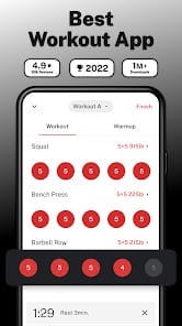 StrongLifts Weight Lifting Log MOD APK 3.7 (Premium Unlocked) Android