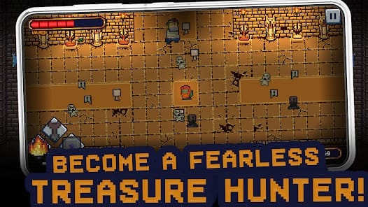 Treasure Hunter Dungeon Siege MOD APK 1.0.3 (Unlock Abilities Slow Enemy No Skill CD) Android