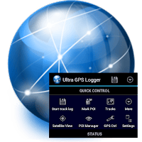 Ultra GPS Logger MOD APK v3.201 (Premium Unlocked) Android icon