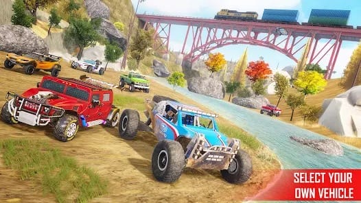 Offroad Jeep Driving Games MOD APK 3D 3.5 (Free Rewards) Android