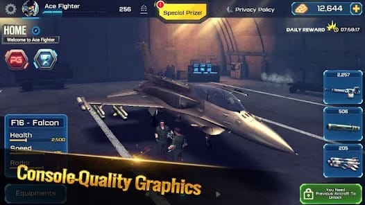 Ace Fighter Modern Air Combat MOD APK 2.706 (Unlimited Money) Android