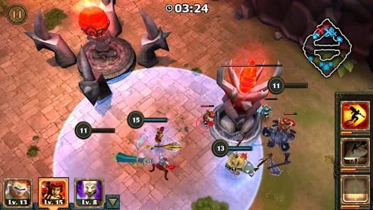 Legendary Heroes MOBA Offline MOD APK 3.4.7 (Unlimited Money) Android