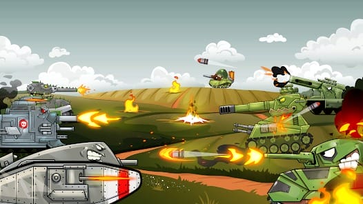 Merge Tanks Combat war Stars MOD APK 2.32.02 (Unlimited Money) Android
