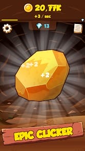 Mine Clicker Idle Tap Game MOD APK 2.0.18 (Unlimited Gold Gem) Android