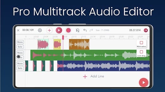 Pro Music Editor Music Mixer MOD APK 7.1.0 (Premium Unlocked) Android