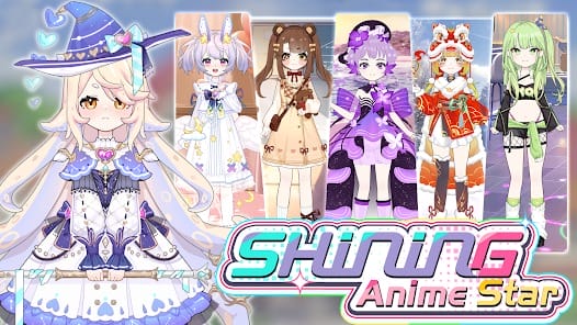 Shining Anime Star dress up MOD APK 1.2.5 (Free Rewards) Android