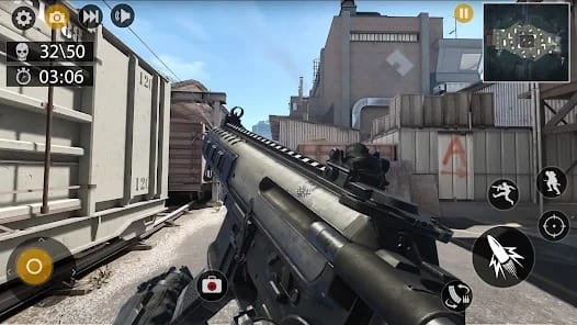 FPS Gun Strike Shooting Games MOD APK 1.44 (God Mode Dumb Enemy) Android