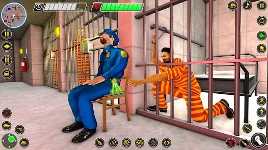 Grand Jail Prison Escape Game MOD APK 3.3 (Dumb Enemy) Android