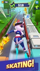 Runner Heroes Endless Skating MOD APK 1.4.4 (Unlimited Money) Android