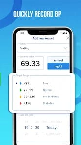 Blood Sugar BP Tracker MOD APK 1.0.19 (Premium Unlocked) Android
