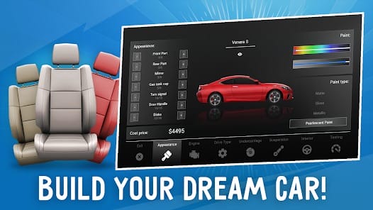 Car Company Tycoon MOD APK 1.5.6 (Unlimited Money) Android