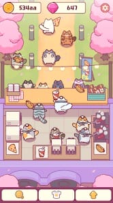 Cat Snack Bar Cat Food Games MOD APK 1.0.103 (Unlimited Gems Cooking No CD) Android