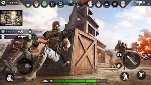 FPS Offline Strike Missions MOD APK 3.9.39 (Unlimited Money Unlocked All Weapons) Android